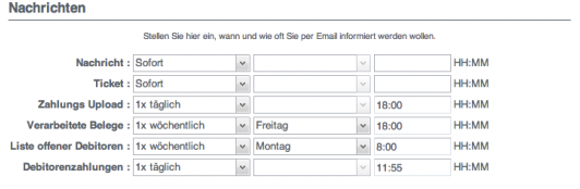 Run my Accounts Nachrichten Modul