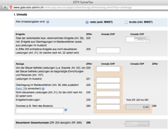 ESTV Suisse digitale Einreichung der MWST Erklärung in der Schweiz