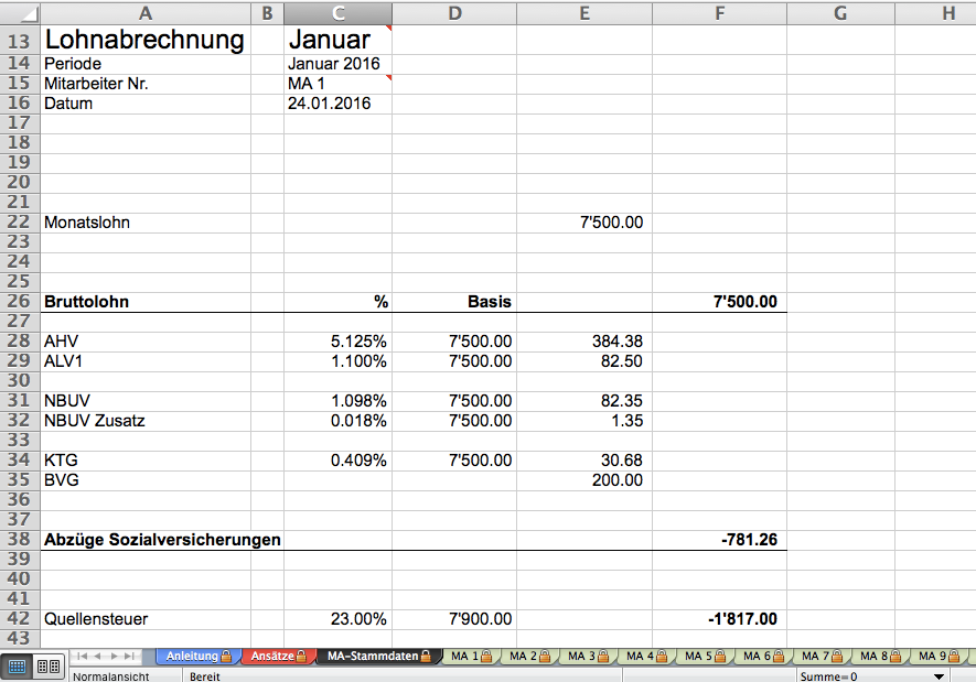 Lohnbuchhaltung 2016