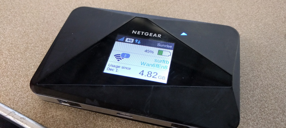 Netgear Aircard zum Arbeiten im Zug