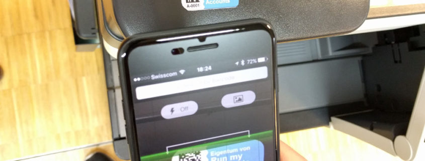 Anlagebuchhaltung Barcode Scannen