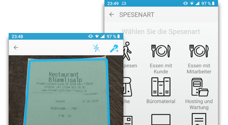 Spesen-App Run my Accounts