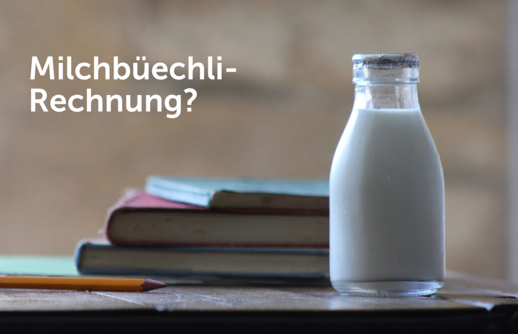 Einfache Buchhaltung - Milchbüechli Rechnung