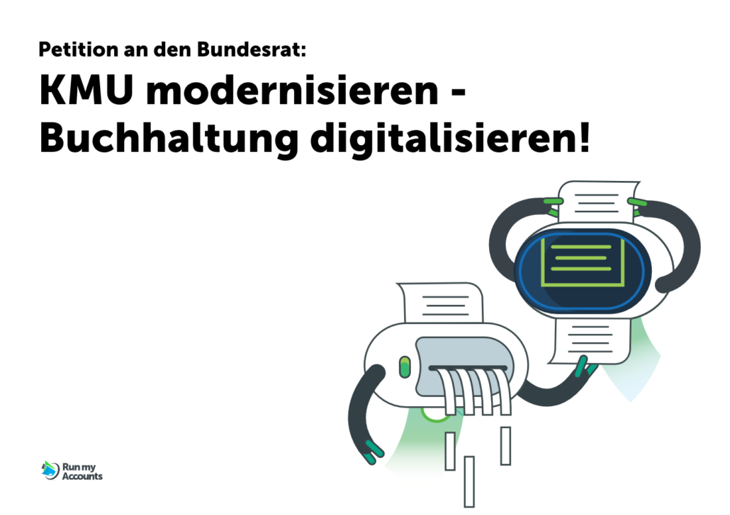 Petition an den Bundesrat: KMU modernisieren - Buchhaltung digitalisieren!